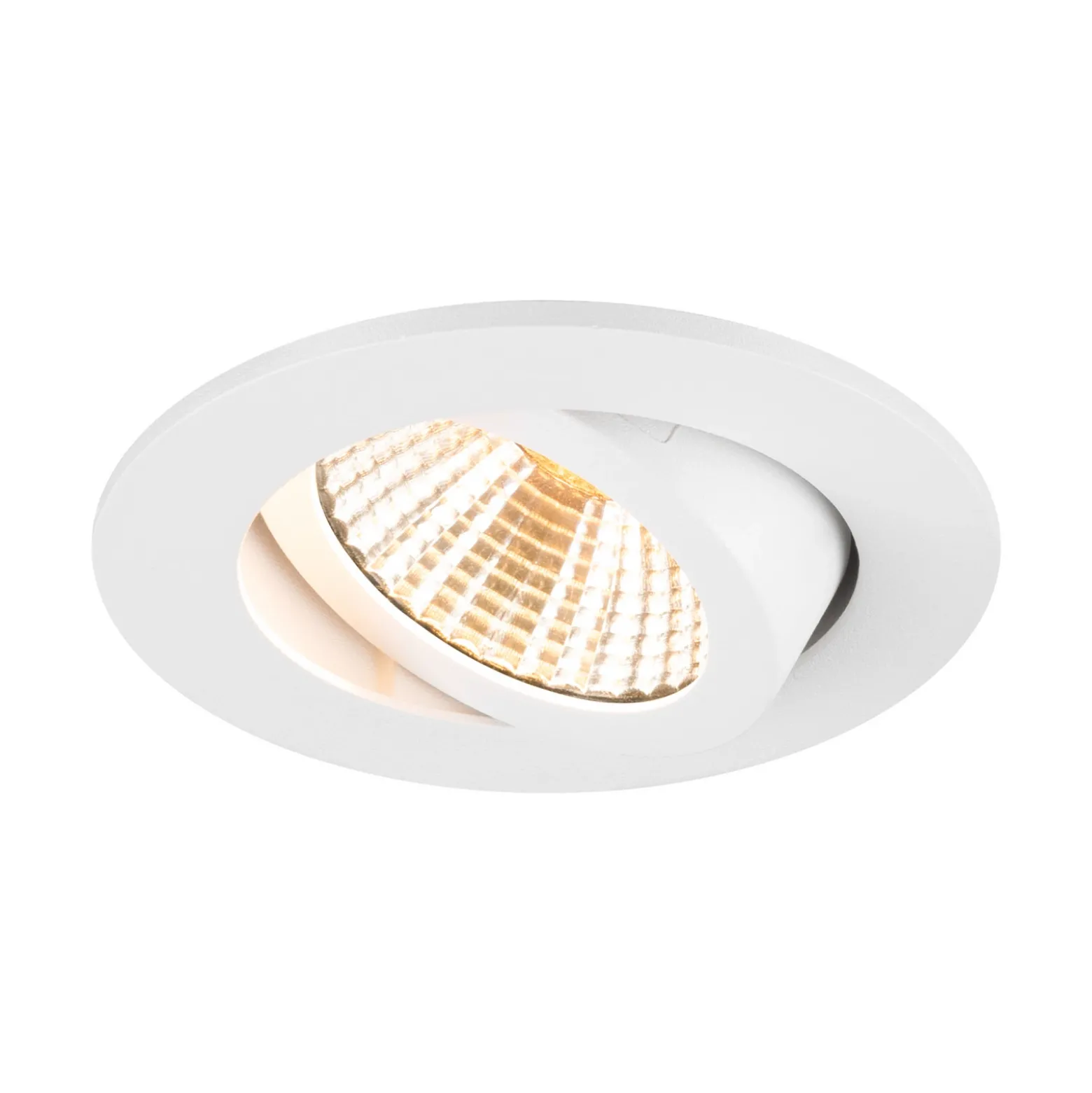Foco empotrable LED SLV New Tria, redondo, blanco, 3.000 K, 38°