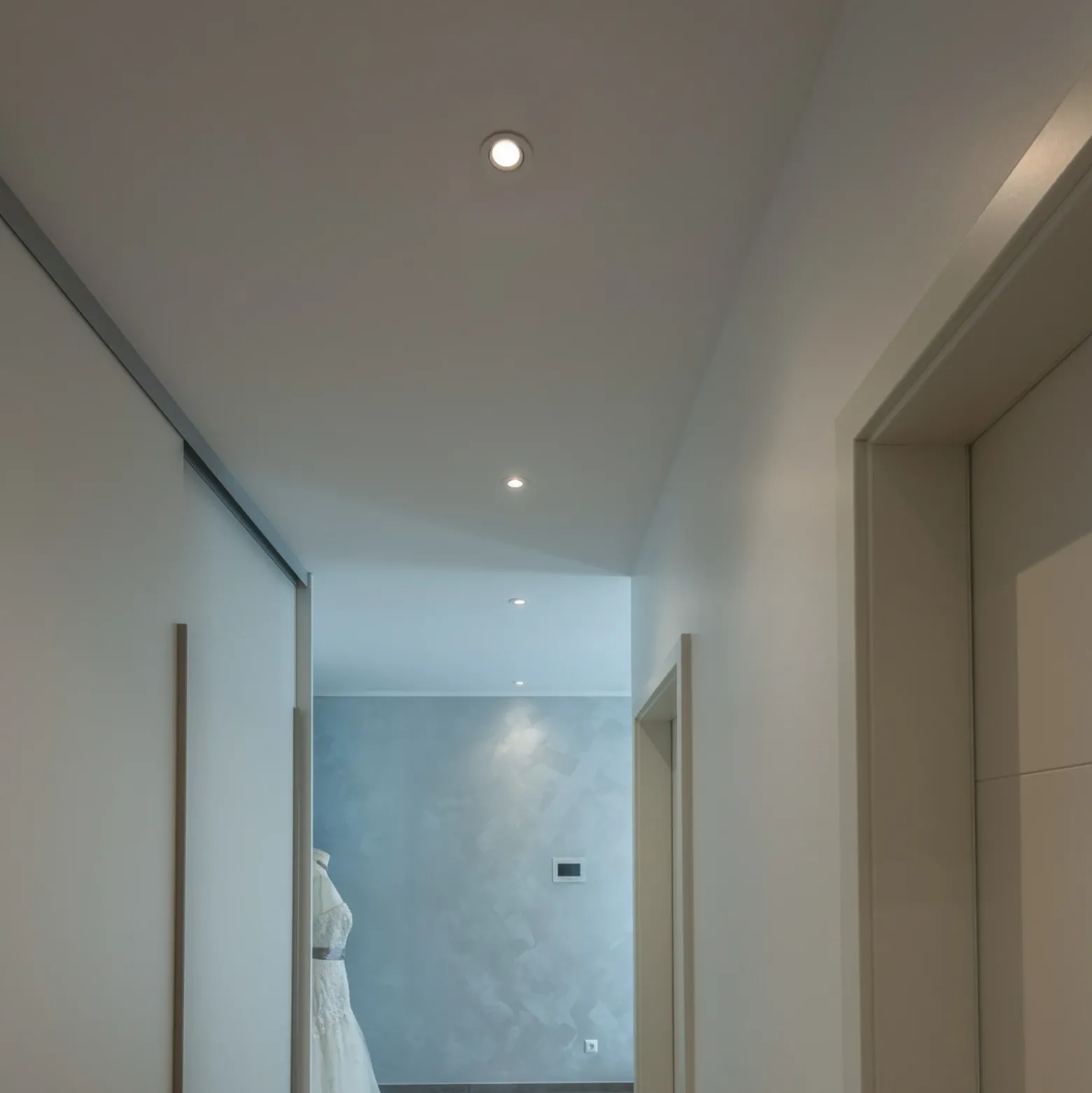 Foco empotrable LED SLV New Tria, redondo, blanco, 3.000 K, 38°
