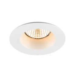 Foco empotrable LED SLV New Tria, redondo, blanco, IP65, 3000 K, 38°