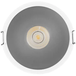 Foco empotrable LED TWIST de OSRAM, blanco/plateado, 830 Ø 9,3 cm Metal