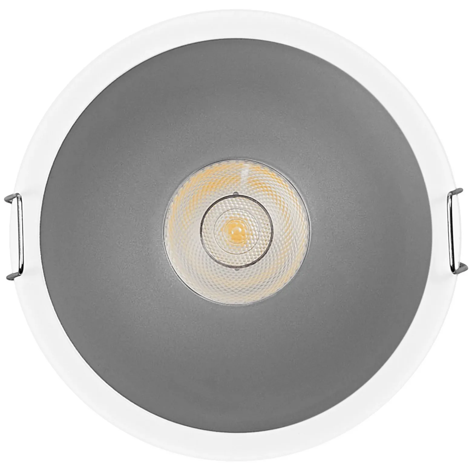 Foco empotrable LED TWIST de OSRAM, blanco/plateado, 830 Ø 9,3 cm Metal