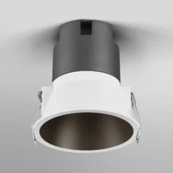 Foco empotrable LED TWIST de OSRAM, blanco/negro 840 Ø 9,3 cm Metal