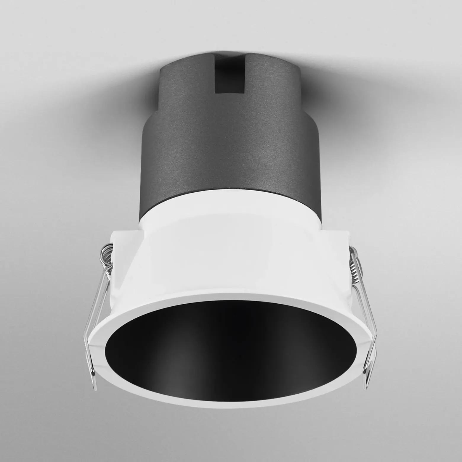 Foco empotrable LED TWIST de OSRAM, blanco/negro 840 Ø 9,3 cm Metal