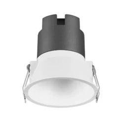 Foco empotrable LED TWIST de OSRAM, blanco/blanco, 840, Ø 9,3 cm, metal