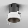 Foco empotrable LED TWIST de OSRAM, blanco/negro, 830, Ø 7 cm, metal