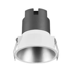 Foco empotrable LED TWIST de OSRAM, blanco/plateado, 840 Ø 9,3 cm Metal