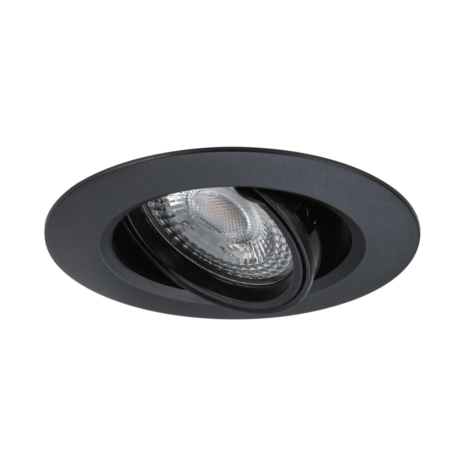 Foco empotrable 92117 negro, Ø 9 cm, regulable, 30°, orientable, juego de 10