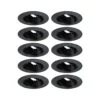 Foco empotrable 92117 negro, Ø 9 cm, regulable, 30°, orientable, juego de 10