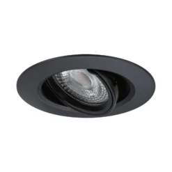 Foco empotrable 92117 negro, Ø 9 cm, regulable, 30°, orientable, juego de 10