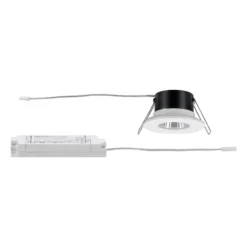 Foco empotrable Paulmann Calla, blanco, encendido/apagado, fijo, 4000 K, Ø 8 cm