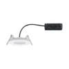 Foco empotrable Paulmann Calla, blanco, encendido/apagado, fijo, 4000 K, Ø 9 cm