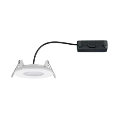 Foco empotrable Paulmann Calla, blanco, encendido/apagado, fijo, 4000 K, Ø 9 cm