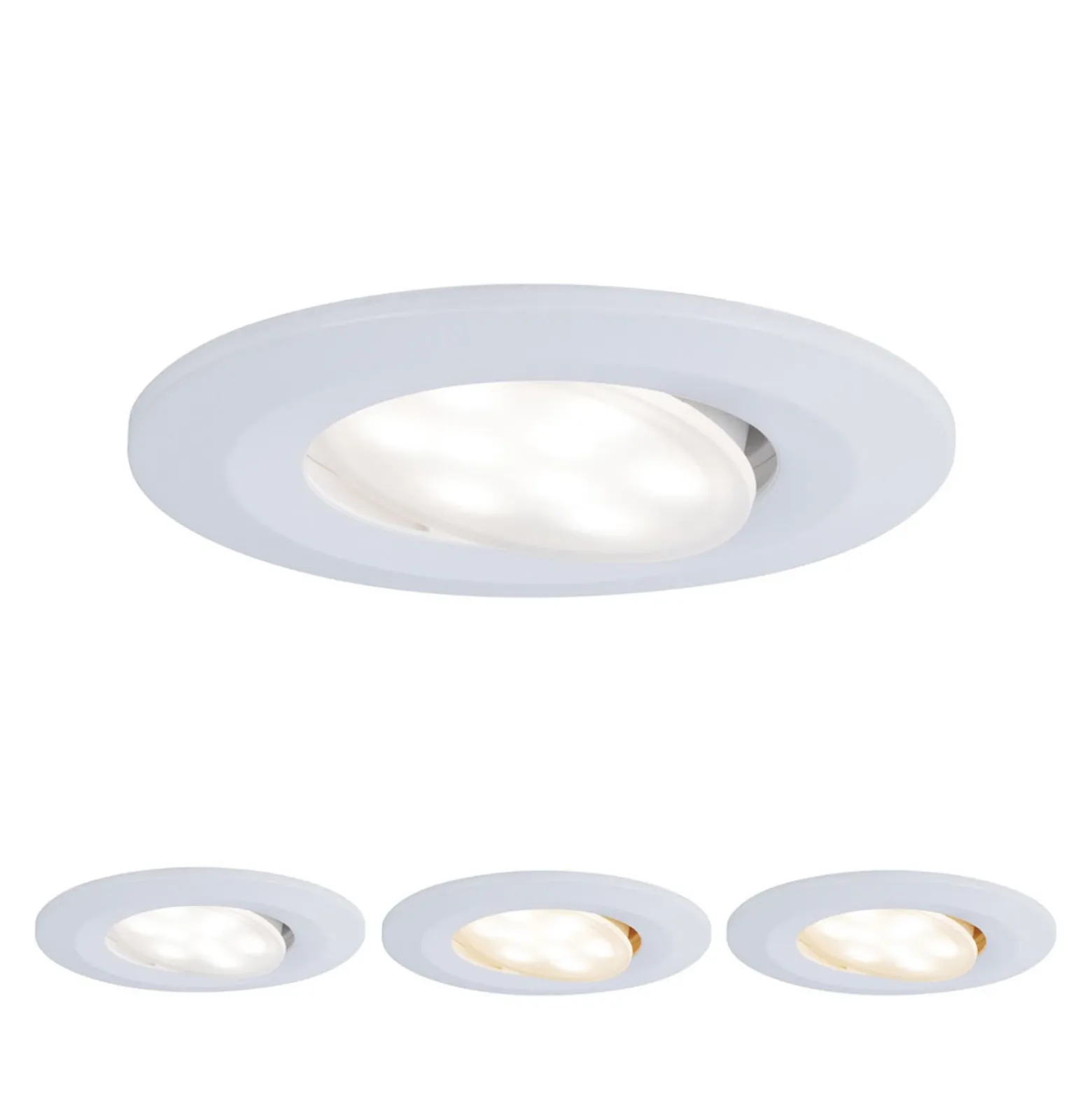 Foco empotrable Paulmann Calla, blanco, con interruptor de encendido/apagado,