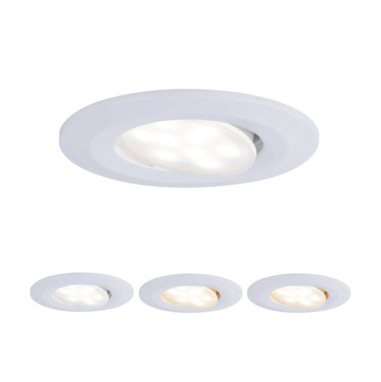 Foco empotrable Paulmann Calla, blanco, con interruptor de encendido/apagado,