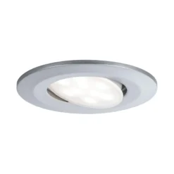 Foco empotrable Paulmann Calla, cromado, orientable, atenuable, 4000 K, 9 cm