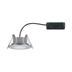 Foco empotrable Paulmann Calla, cromado, orientable, atenuable, 4000 K, 9 cm