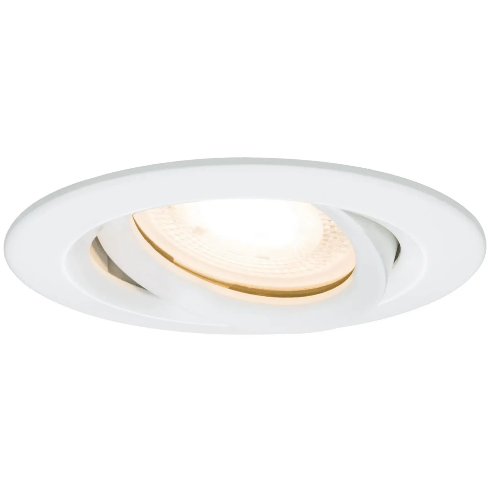 Foco empotrable Paulmann Nova, juego de 3, blanco, atenuable, IP65, 2.700 K