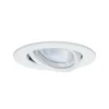 Foco empotrable Paulmann Nova Coin, juego de 3, blanco, redondo, orientable,