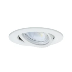 Foco empotrable Paulmann Nova Coin, juego de 3, blanco, redondo, orientable,