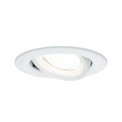 Foco empotrable Paulmann Nova Coin, juego de 3, blanco, redondo, orientable,