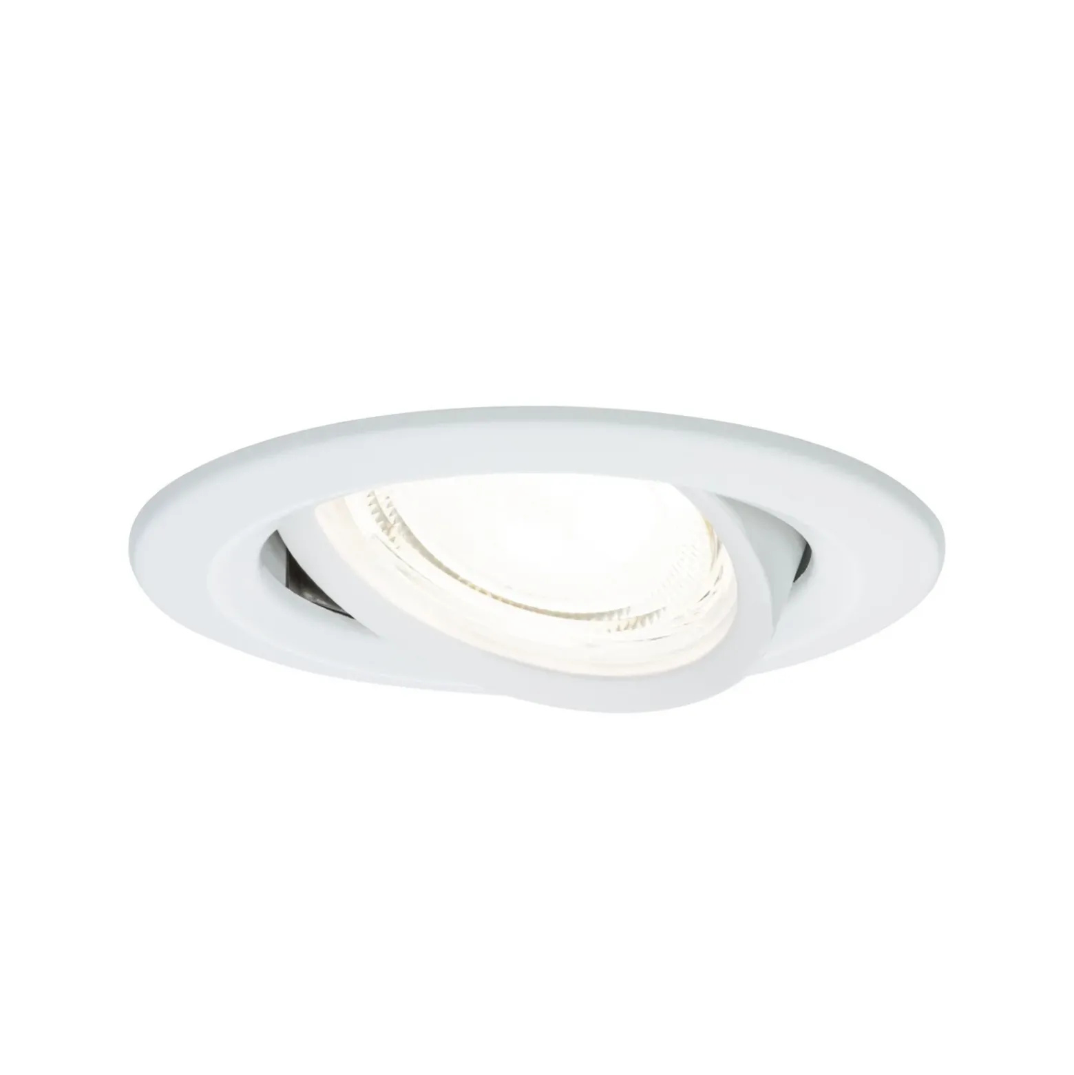 Foco empotrable Paulmann Nova Coin, juego de 3, blanco, redondo, orientable,