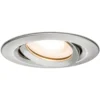 Foco empotrable Paulmann Nova, juego de 3, hierro, atenuable, IP65, 2.700 K