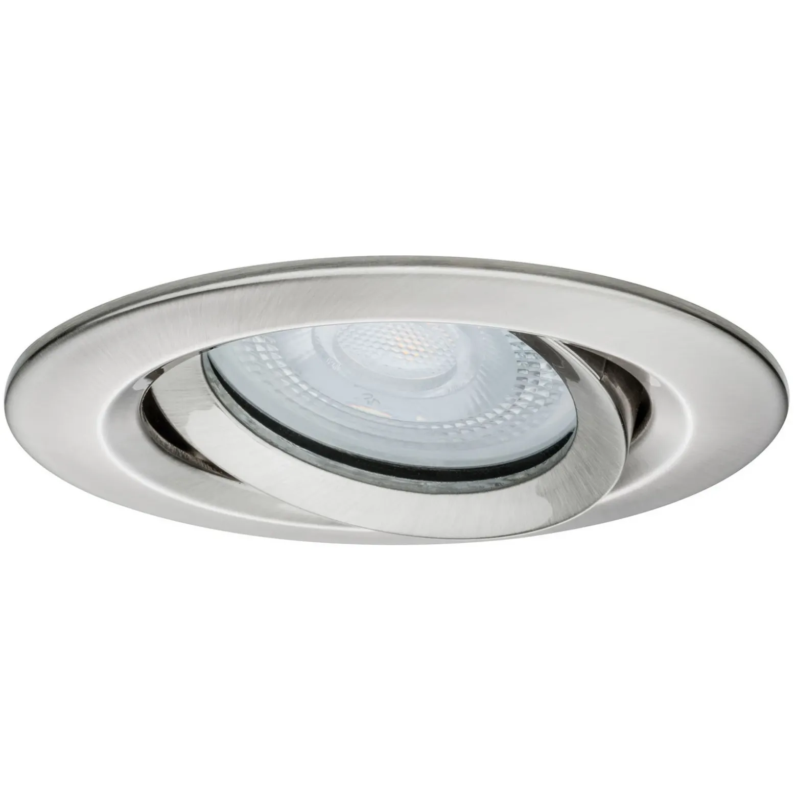 Foco empotrable Paulmann Nova, juego de 3, hierro, atenuable, IP65, 2.700 K