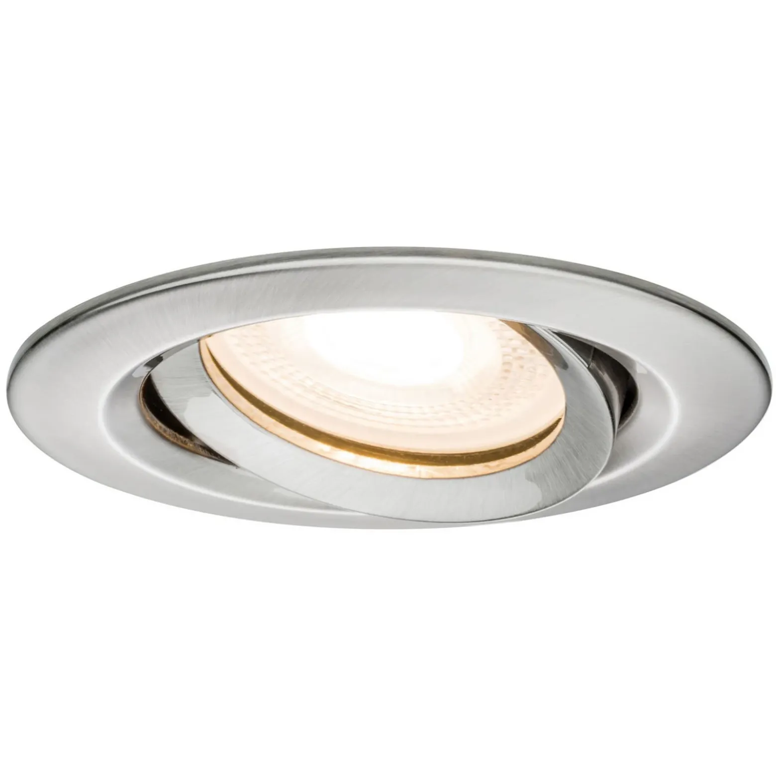 Foco empotrable Paulmann Nova, juego de 3, hierro, atenuable, IP65, 2.700 K