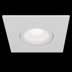 Foco empotrado Atom, GU10, blanco, marco angular
