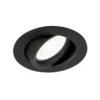 Foco empotrado Choice, aluminio, giratorio, negro