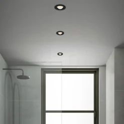 Foco empotrado LED Carro, 3 ud, 3.000K, negro
