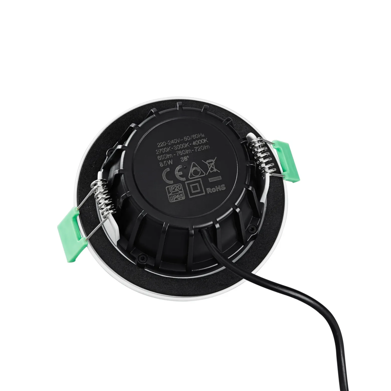 Foco empotrado LED DL8002, orientable, 38°