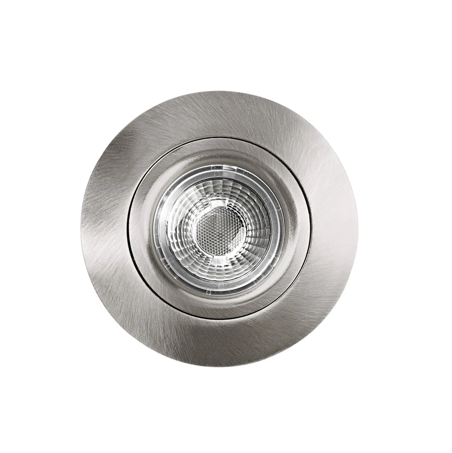 Foco empotrado LED DL6809, redondo, níquel