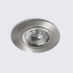 Foco empotrado LED DL6809, redondo, níquel