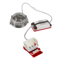Foco empotrado LED DL6809, redondo, níquel