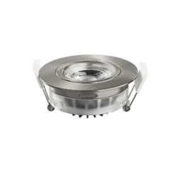 Foco empotrado LED DL6809, redondo, níquel