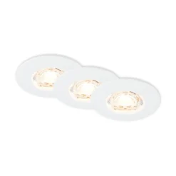 Foco empotrado LED Kulana Mini IP44 3 ud blanco