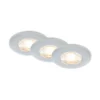 Foco empotrado LED Kulana Mini IP44 3 ud cromo