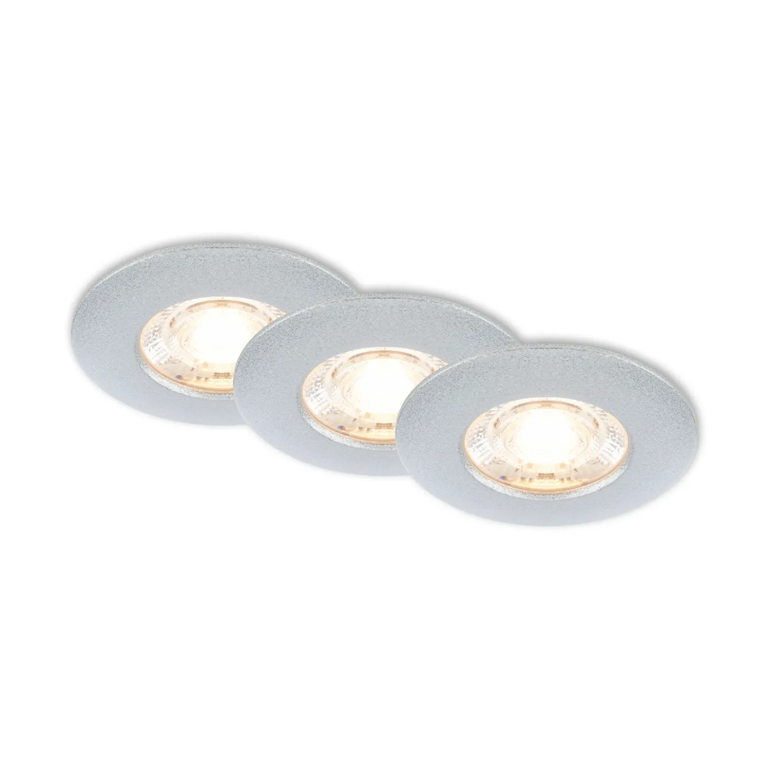 Foco empotrado LED Kulana Mini IP44 3 ud cromo