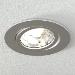Foco empotrado LED Rico 6,5 W, acero cepillado