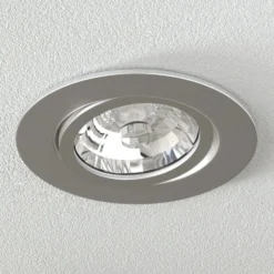 Foco empotrado LED Rico 6,5 W, acero cepillado