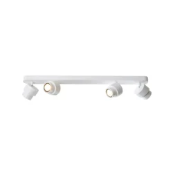 Foco LED BRUSH, blanco, 70 cm, 4 luces, metal, atenuable, 2700 K
