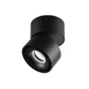 Foco LED Clippo de Egger DLS, negro/negro, Ø 10 cm, DALI DTW