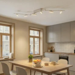 Foco LED Eldrin de Lindby, blanco, 6 luces, puntos de luz