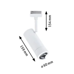 Foco LED inteligente Paulmann URail Tarie, blanco señal, ZigBee