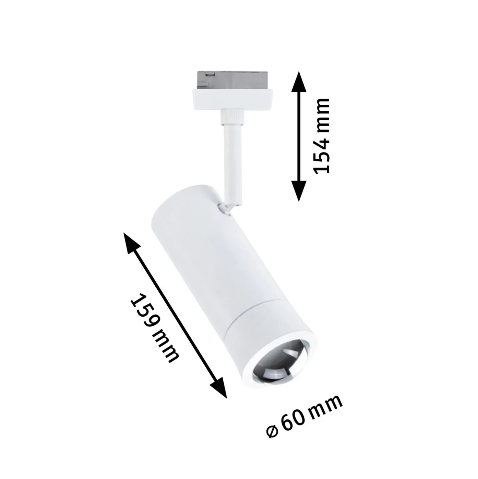 Foco LED inteligente Paulmann URail Tarie, blanco señal, ZigBee