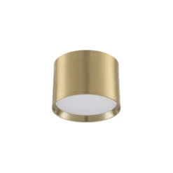 Foco LED Lindby Nivoria, Ø 12 cm, dorado, metal
