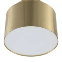 Foco LED Lindby Nivoria, 11 x 9 cm, dorado, metal