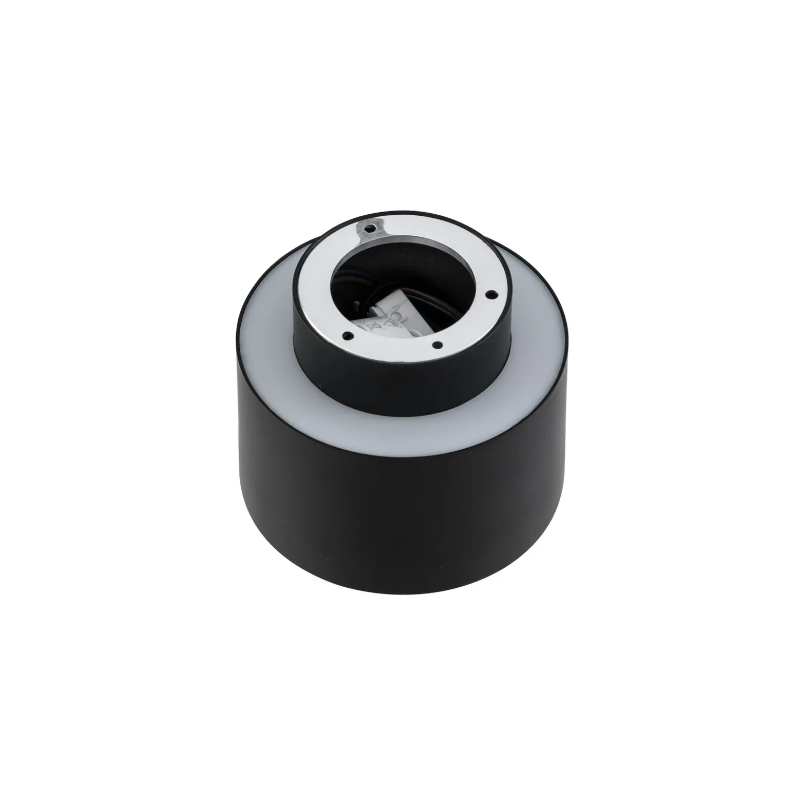Foco LED Lindby Nivoria, 11 x 9 cm, negro, metal