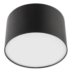Foco LED Lindby Nivoria, 11 x 7 cm, negro, metal